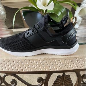 New Balance sneakers in box with receipt.